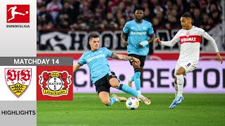 VfB Stuttgart  Bayer Leverkusen  11  Zusammenfassung  Bundesliga 202324 [upl. by Benildis]