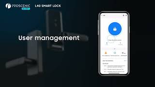 How to Do App Connection for Proscenic L40 Smart Lock [upl. by Gusella585]