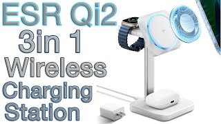 ESR Qi2 3 in 1 Wireless Charging Station with Cryo Boost [upl. by Warram]