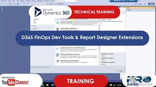 How to install Dev Tools and Report Designer extensions in Visual studio for Dynamics 365 FinOps [upl. by Merwyn]