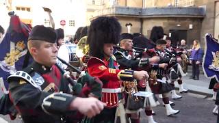 2 Scots  The Royal Highland Fusiliers  Glasgow Homecoming Parade 2018 4KUHD [upl. by Fillbert]