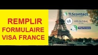 COMMENT REMPLIR LE FORMULAIRE DE DEMANDE VISA FRANCE [upl. by Nyleda]