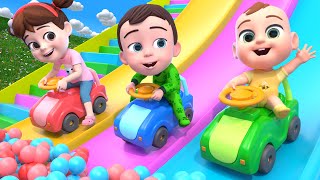 Rides amp Slides Song  Amusement Park  MORE Funny Nursery Rhymes amp Kids Songs [upl. by Roinuj]