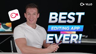 Easiest way to edit videos🎬  Video Editing app  VLLO [upl. by Lopez]