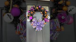 Easy DIY Halloween Wreath [upl. by Hsaniva]