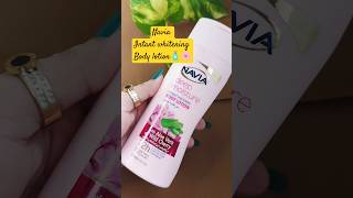 Navia Instant Whitening Body Lotion🧴🦋 moisturizer bodylotion navia whiteningbodylotion shorts [upl. by Osmo]