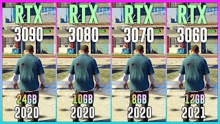 RTX 3090 vs RTX 3080 vs RTX 3070 vs RTX 3060  Test in 12 Games [upl. by Llenram]