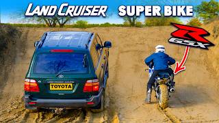 Land Cruiser vs Superbike OFFROAD RACE [upl. by Os]