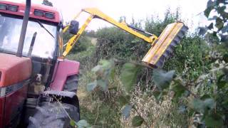 tractor hedgecutting with mcConnel pa500 [upl. by Aneret697]