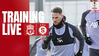 Live Training Liverpool vs Sparta Prague  UEFA Europa League [upl. by Citron]