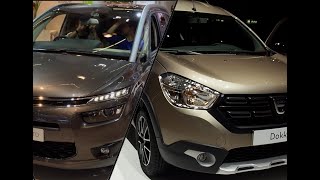 Dacia Dokker 2020 vs Citroen C4 Grand Spacetourer 2020 [upl. by Lisette]