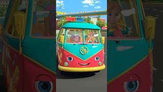 Wheels on the Bus trending viral popular cartoon bussong shorts youtubekids ytshorts [upl. by Karole508]