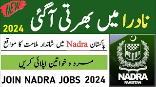 Nadra Jobs 2024  Nadra Pakistan Jobs 2024 [upl. by Anailil250]