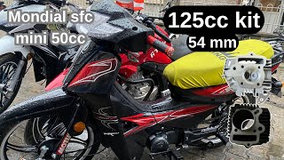 MONDİAL SFC 50cc 125cc yaptık [upl. by Lleinad]