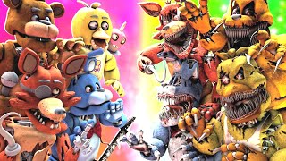 SFM FNaF Movie Animatronics vs Demented [upl. by Stern]