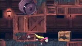 Donkey Kong Country 2  102 Walkthrough Part 10  Lava Lagoon [upl. by Jacoba]