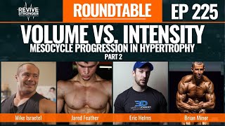 225 Volume vs Intensity  Mesocycle Progression in Hypertrophy Part 2 [upl. by Atirma]