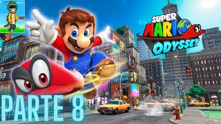 ¡FIN DEL REINO DEL LAGO¡VIAJAMOS A REINO NUEVO  PARTE8   SUPER MARIO ODYSSEY [upl. by Sontich7]