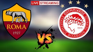 🔴LIVE AS Roma vs Olympiacos FC LIVE  Match LIVE Today [upl. by Adnirem]