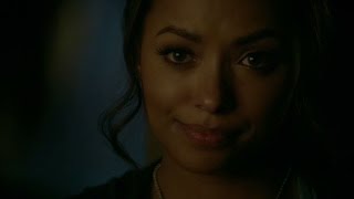 The Vampire Diaries 8x10 Bonnie hugs Damon he tells her what he wrote in the letter [upl. by Culver]