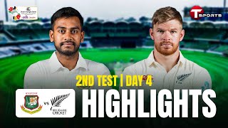 Highlights  HD  Bangladesh Vs New Zealand  2nd Test  Day 4  T Sports [upl. by Odlanir850]