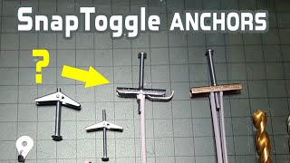 Snaptoggle Toggle Bolts For Drywall and Plaster  Review  Shear Test [upl. by Nefen]