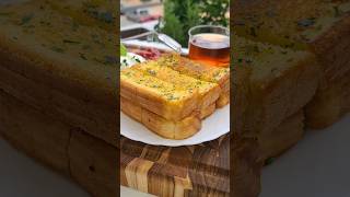 This Super Fast Toasted Garlic Bread Recipe shorts [upl. by Carbo]