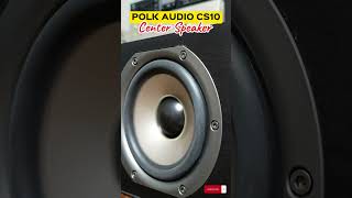 POLK AUDIO CS10 Center Speaker Bass Test shorts philippines [upl. by Orimlede]