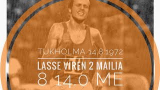 Lasse Viren 2 mailin ME 8140 Tukholma 1481972 [upl. by Danielson]