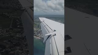 Barbados landing at grantley adams international airport [upl. by Gnilrac]