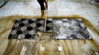 ASMR Carpet Wash The Most Relaxing Cleaning Video  Time Lapse [upl. by Ativoj]