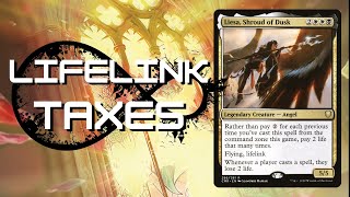 What are the best EDH cards for Liesa Shroud of Dusk  Lifelink Taxes Commander [upl. by Zeuqram]