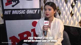 Selena Gomez REVIVALevent Interview With Radio NRJ At Yeeels Restaurant [upl. by Aynwad]