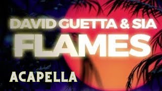 David Guetta amp Sia  Flames Acapella 94bpm F Minor [upl. by Yehus]