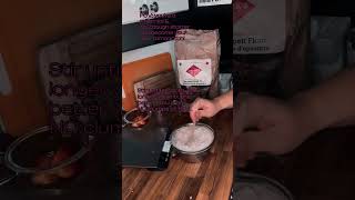 Sourdough starter day two tutorial baking howto sourdough sourdoughstarter tutorial [upl. by Collette]