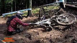 Eplény DH OB 2014 Crashes [upl. by Zeiger]