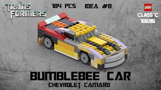 Lego Classic 10696 Bumblebee Car Chevrolet Camaro Transformers Tutorial IDEA№8 [upl. by Arluene781]