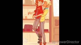 Bill x Dipper  Bipper gravity falls amv [upl. by Ainnek]