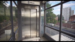 Sweden Stockholm Alvik 2X elevator subway ride to Stora Mossen [upl. by Aicirtal948]