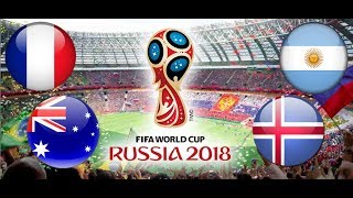 TURNIEJ PANINI FIFA WORLD CUP RUSSIA 2018 FRANCJA  AUSTRALIA  ARGENTYNA  ISLANDIA [upl. by Amelia]