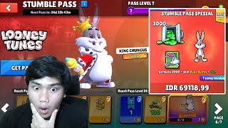 OPEN NEW STUMBLE PASS AND BUY PROMO LOONEY TOONS with MANGYELLOW CODE  Live Stumble Guys [upl. by Anitsirt]