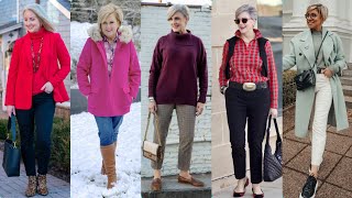 Winter Outfits for Women Over 50  Business Winter Outfits Fashion 2024  Shein Winter Outfits style [upl. by Erb]