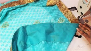 சேலை False தைப்பது எப்படி  How To Stitch Saree False [upl. by Nylcaj]