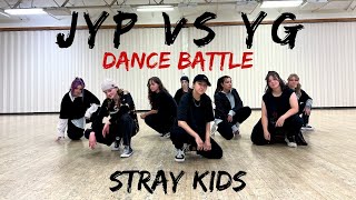 Stray Kids  JYP vs YG DANCE BATTLE  GOLDEN HOUR KPOP Dance Cover [upl. by Phillips]