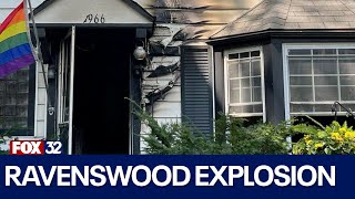 Construction worker critically injured in explosion fire in Ravenswood [upl. by Ajaj314]