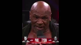 Mike Tyson wants to send a message against Jake Paul 😬 via mostvaluablepromotionsIG shorts [upl. by Dempster51]