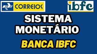 CONCURSO DOS CORREIOS  SISTEMA MONETÁRIO  MATEMÁTICA DA BANCA IBFC  AULA 17 correios ibfc [upl. by Namwen698]