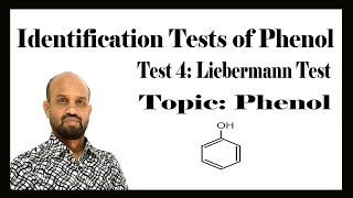 Lesson 24 Liebermann Test of Phenol  Topic Phenol  Organic Chemistry [upl. by Lindsay]