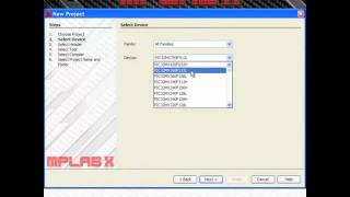 Create New Project MPLAB X IDE [upl. by Peugia68]