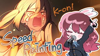 KON 아즈사 스피드 페인팅  speed painting [upl. by Arlana]